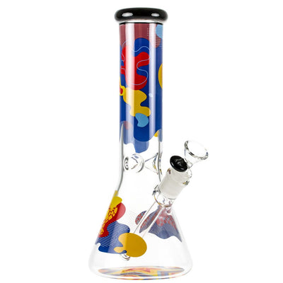 Famous Designs Papaya 12” Glass Beaker Bong by Famous Brandz | Mission Dispensary