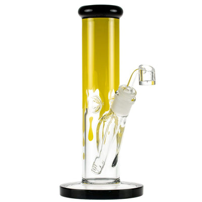 Famous Designs Surrender 10” Straight Tube Rig by Famous Brandz | Mission Dispensary