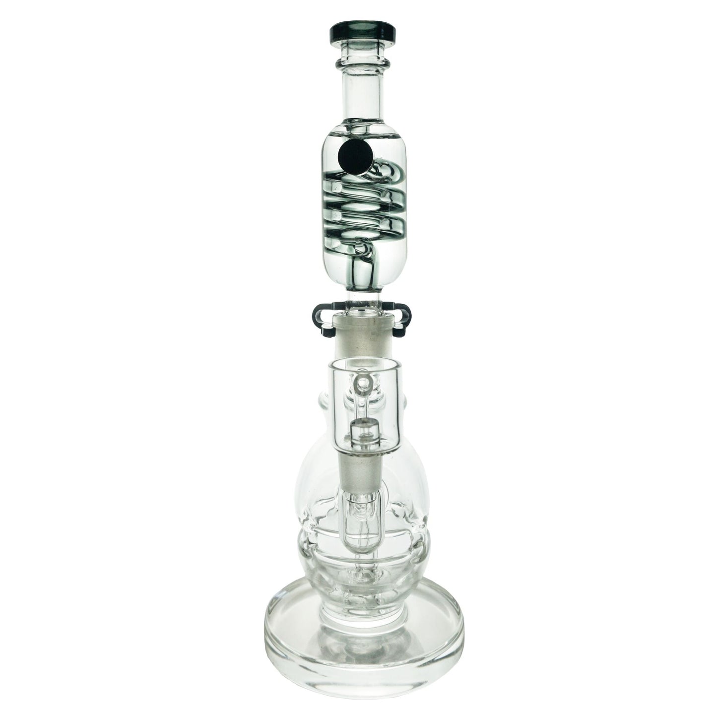 Freeze Pipe 11” Freezable Coil Perc Dab Rig by Freeze Pipe | Mission Dispensary