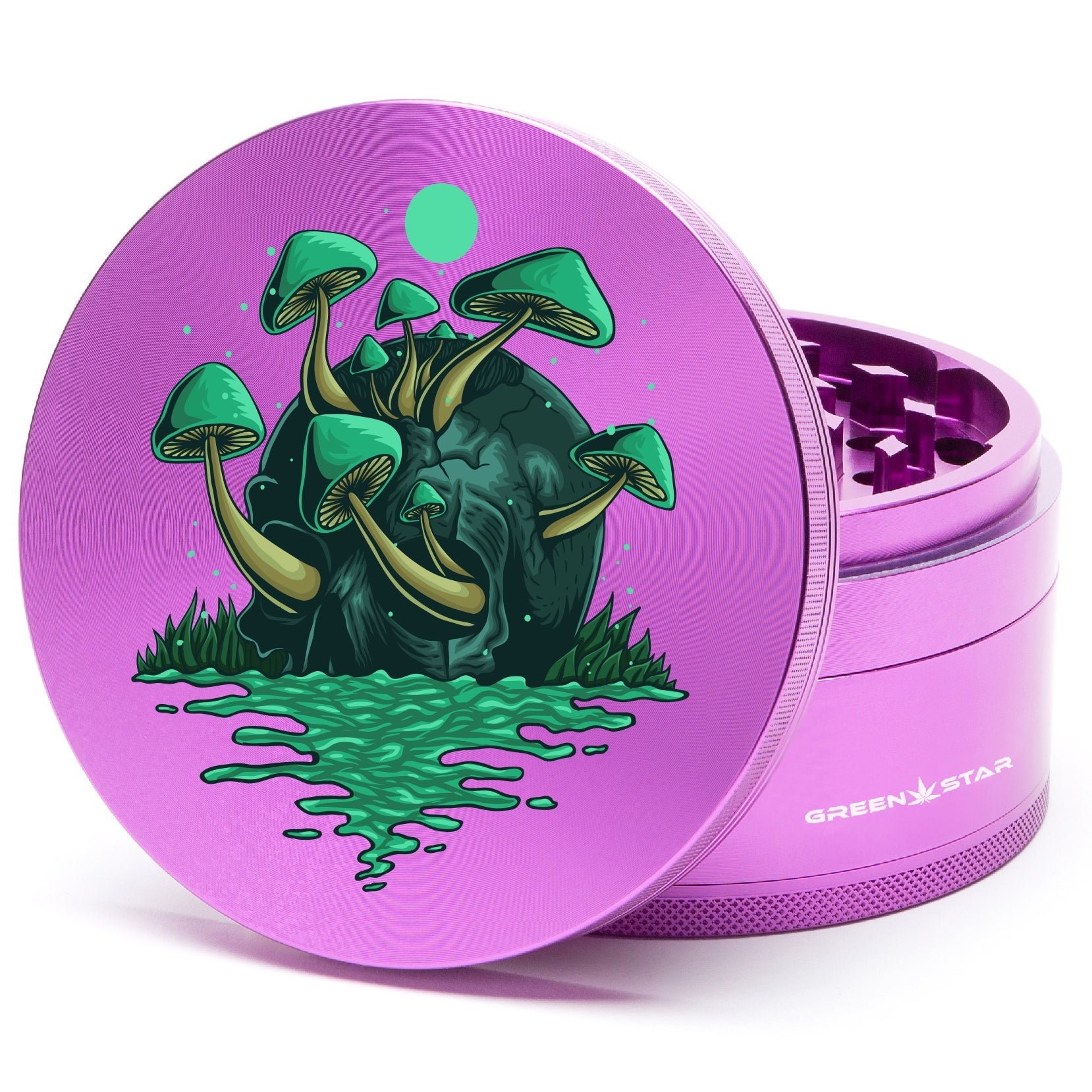 Green Star Scenic Large 4-Piece Grinder by Green Star | Mission Dispensary