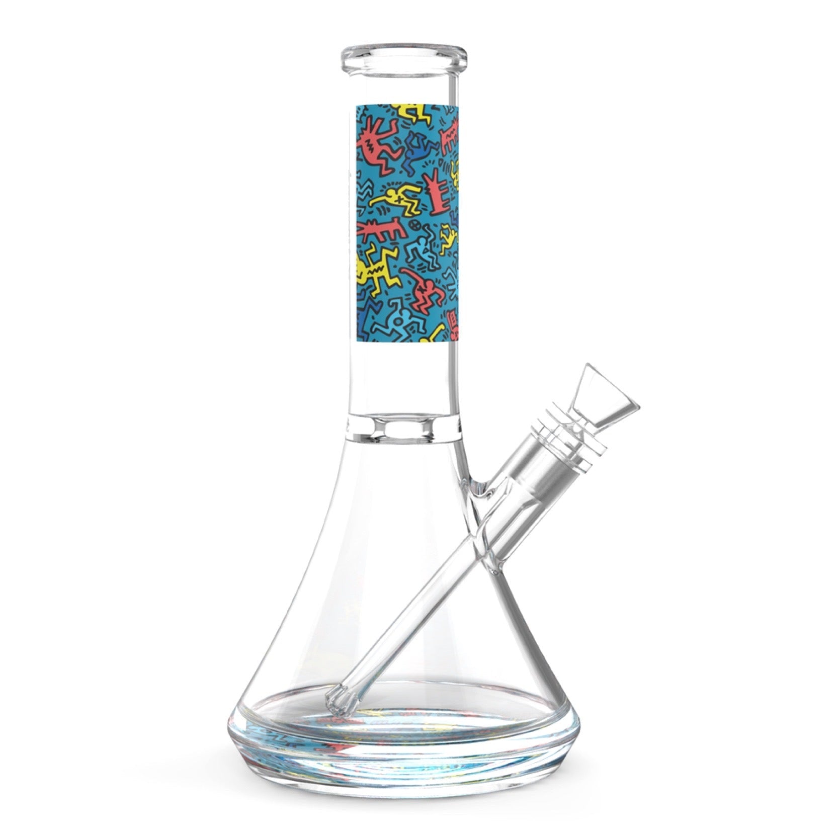 K. Haring 12.5” Beaker Bong by K. Haring Collection | Mission Dispensary