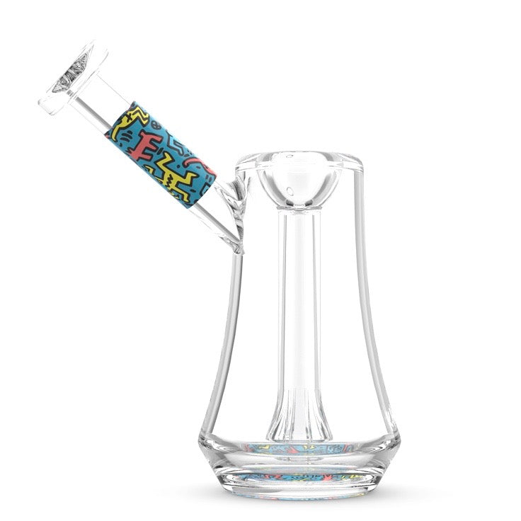 K. Haring 6.5” Upright Bubbler Pipe by K. Haring Collection | Mission Dispensary