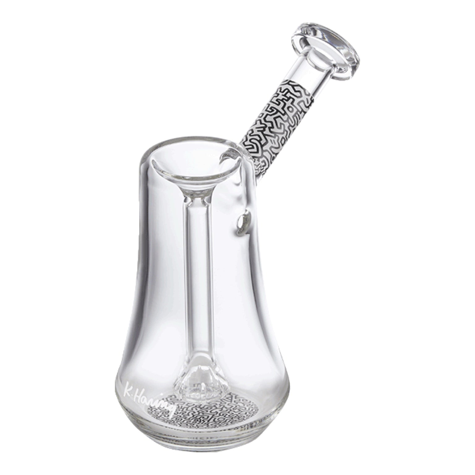 K. Haring 6.5” Upright Bubbler Pipe by K. Haring Collection | Mission Dispensary