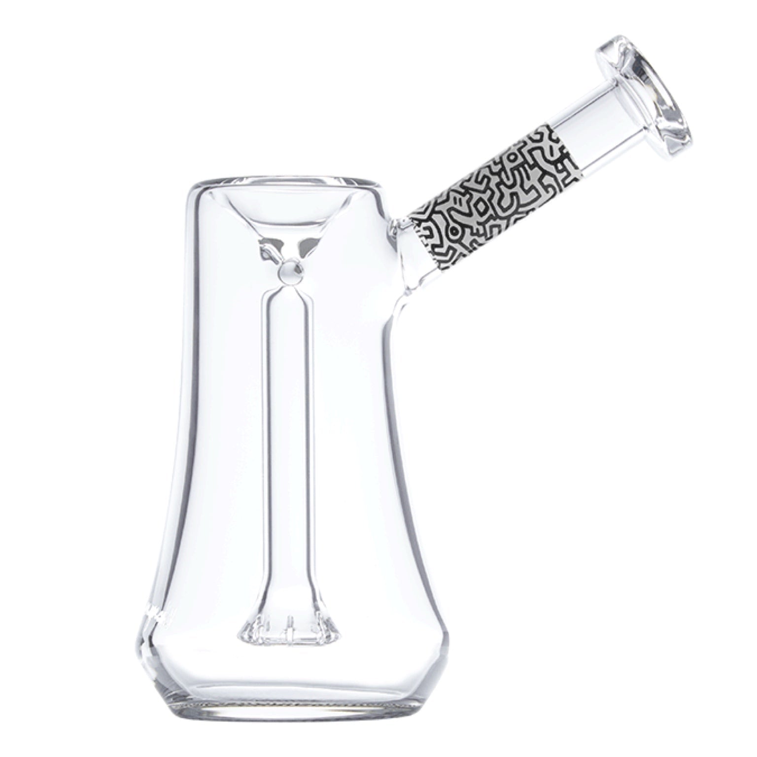 K. Haring 6.5” Upright Bubbler Pipe by K. Haring Collection | Mission Dispensary