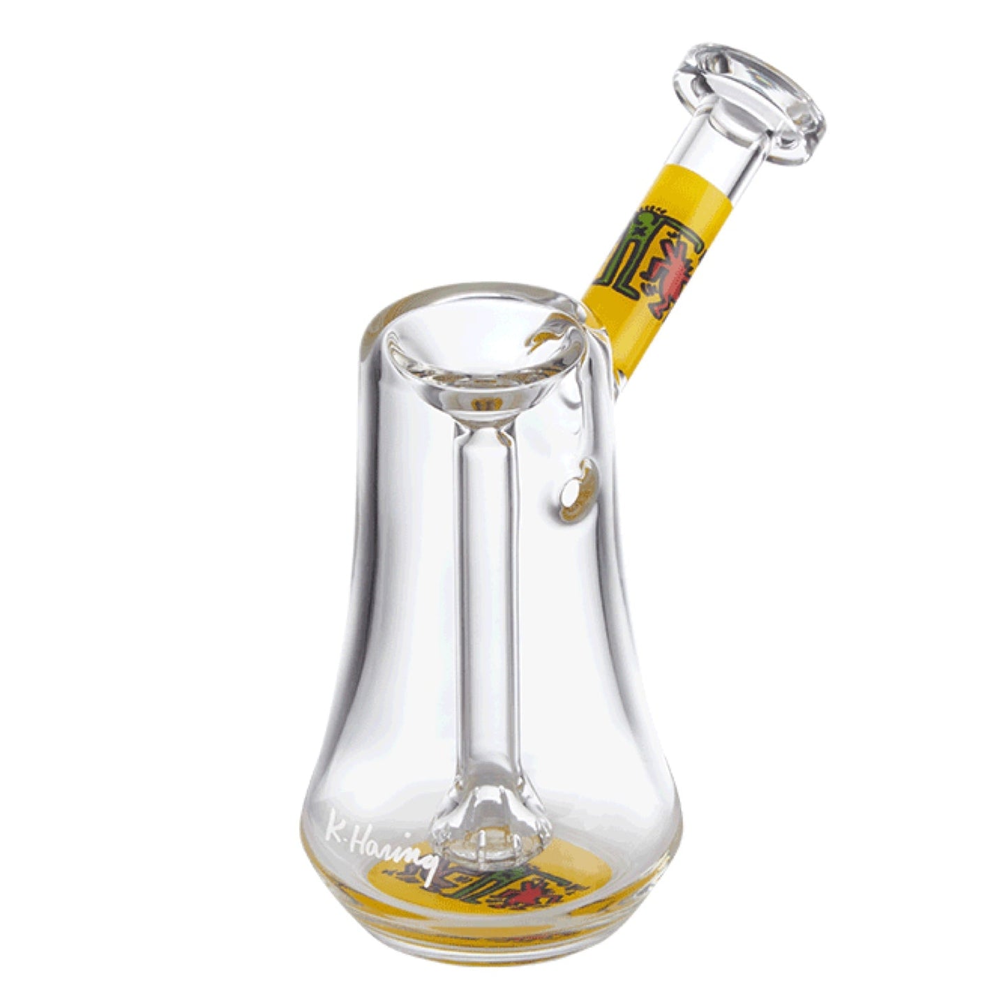 K. Haring 6.5” Upright Bubbler Pipe by K. Haring Collection | Mission Dispensary