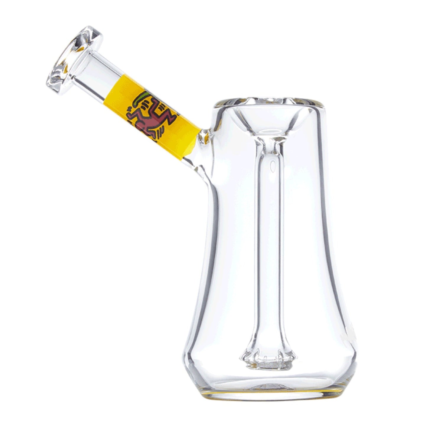 K. Haring 6.5” Upright Bubbler Pipe by K. Haring Collection | Mission Dispensary