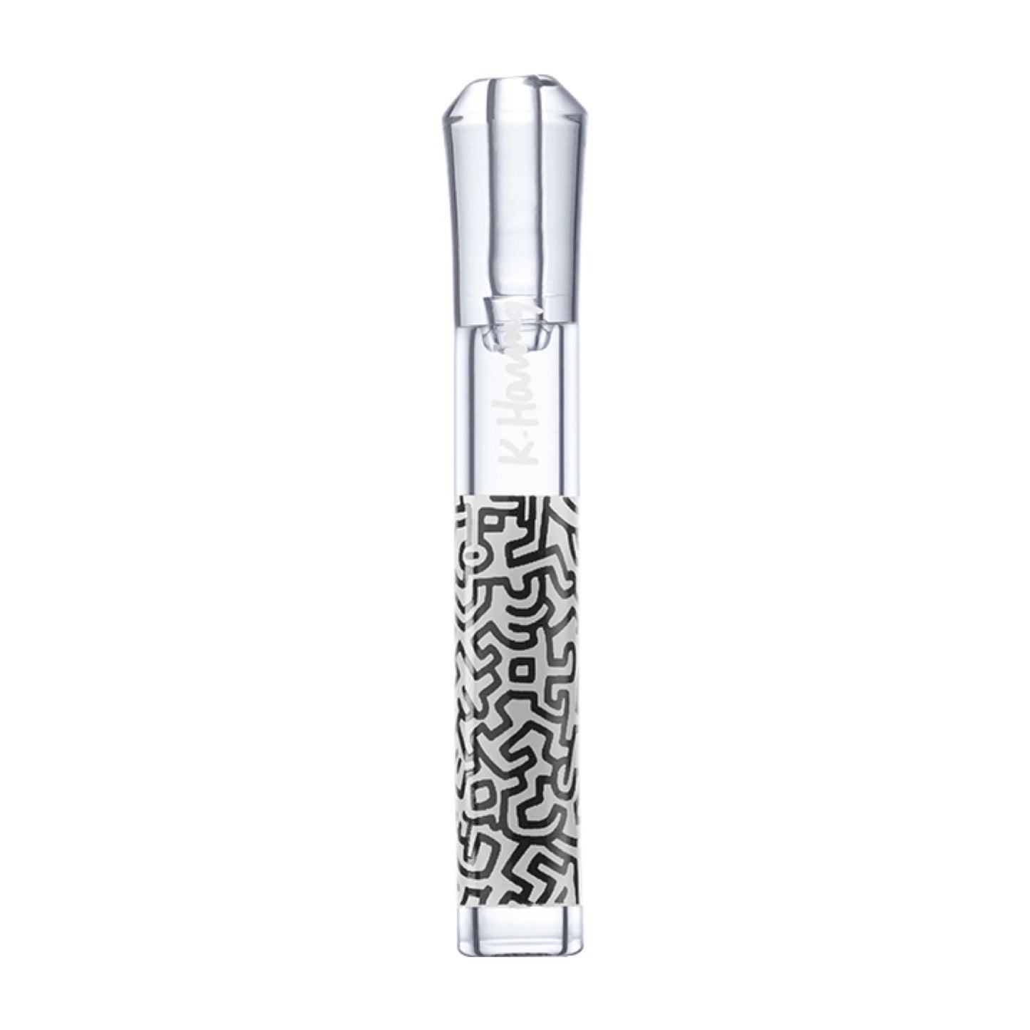 K. Haring Glass Taster Pipe by K. Haring Collection | Mission Dispensary