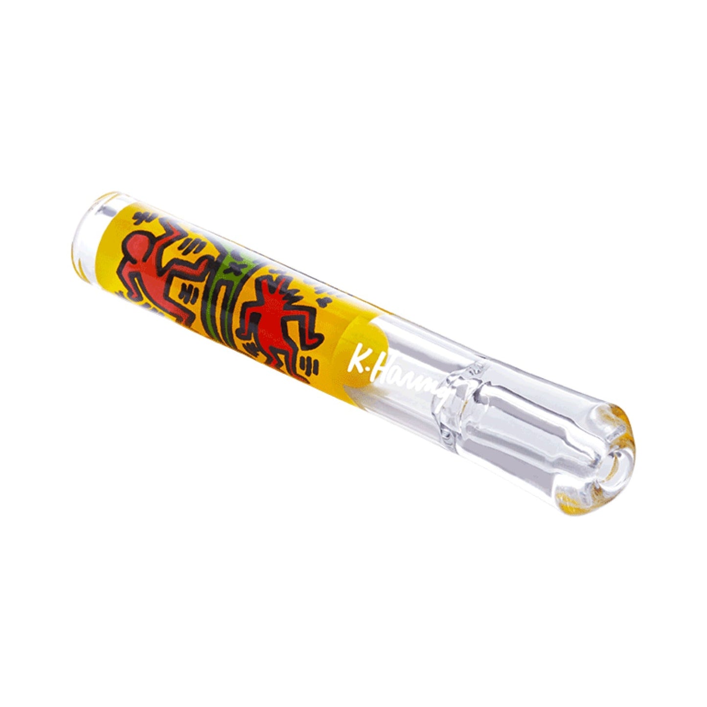 K. Haring Glass Taster Pipe by K. Haring Collection | Mission Dispensary