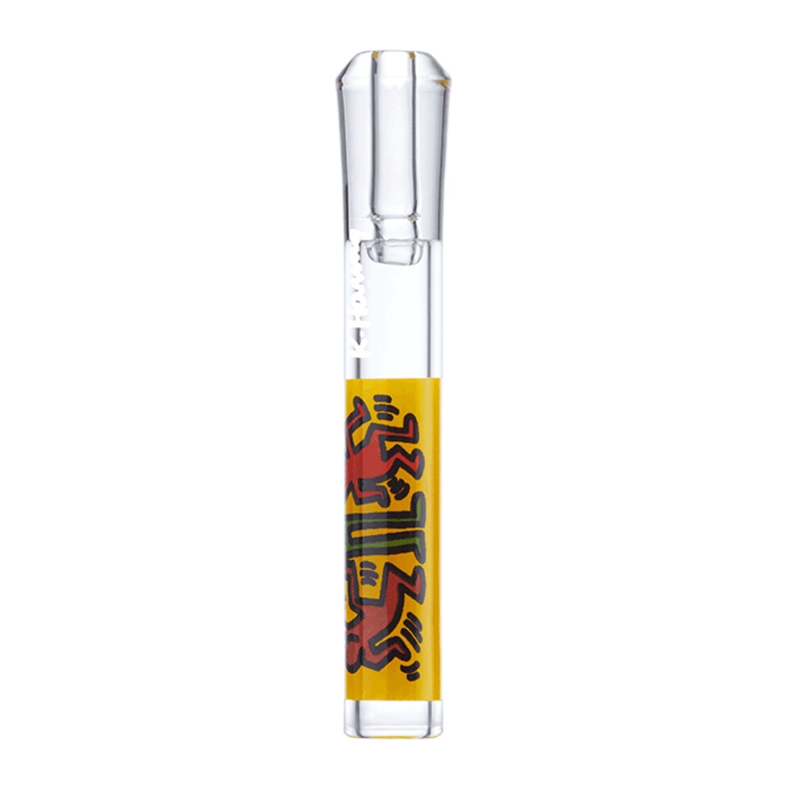 K. Haring Glass Taster Pipe by K. Haring Collection | Mission Dispensary