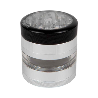 Kannastor 2.5” Clear Top Jar Body 4pc Grinder by Kannastor | Mission Dispensary