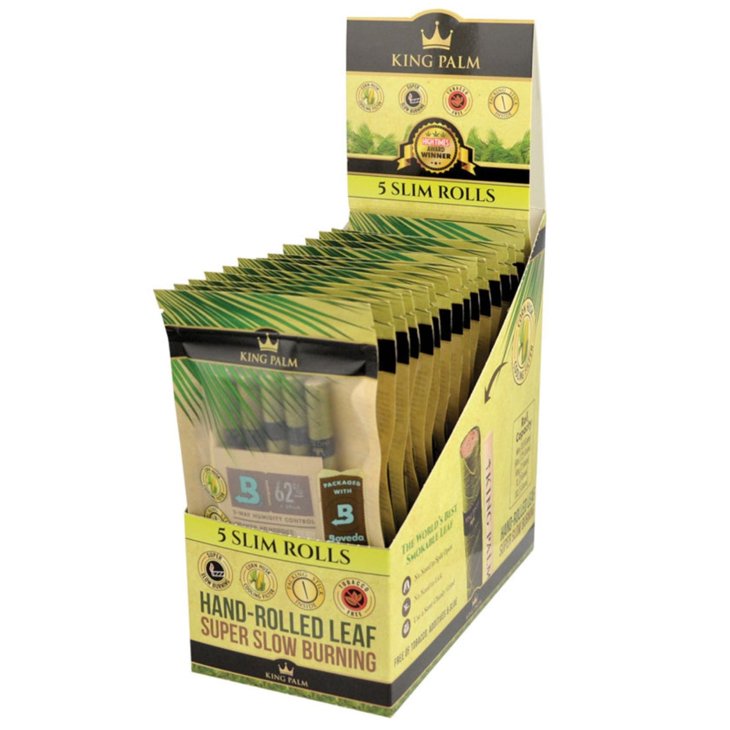 King Palm Slim - Natural Pre-Rolled Leaf Wraps by King Palm | Mission Dispensary