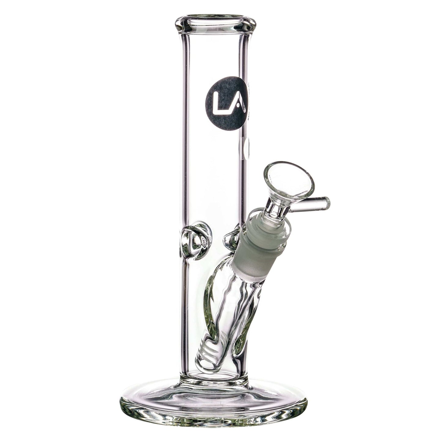 LA Pipes 8” Basic Straight Tube Bong by LA Pipes | Mission Dispensary