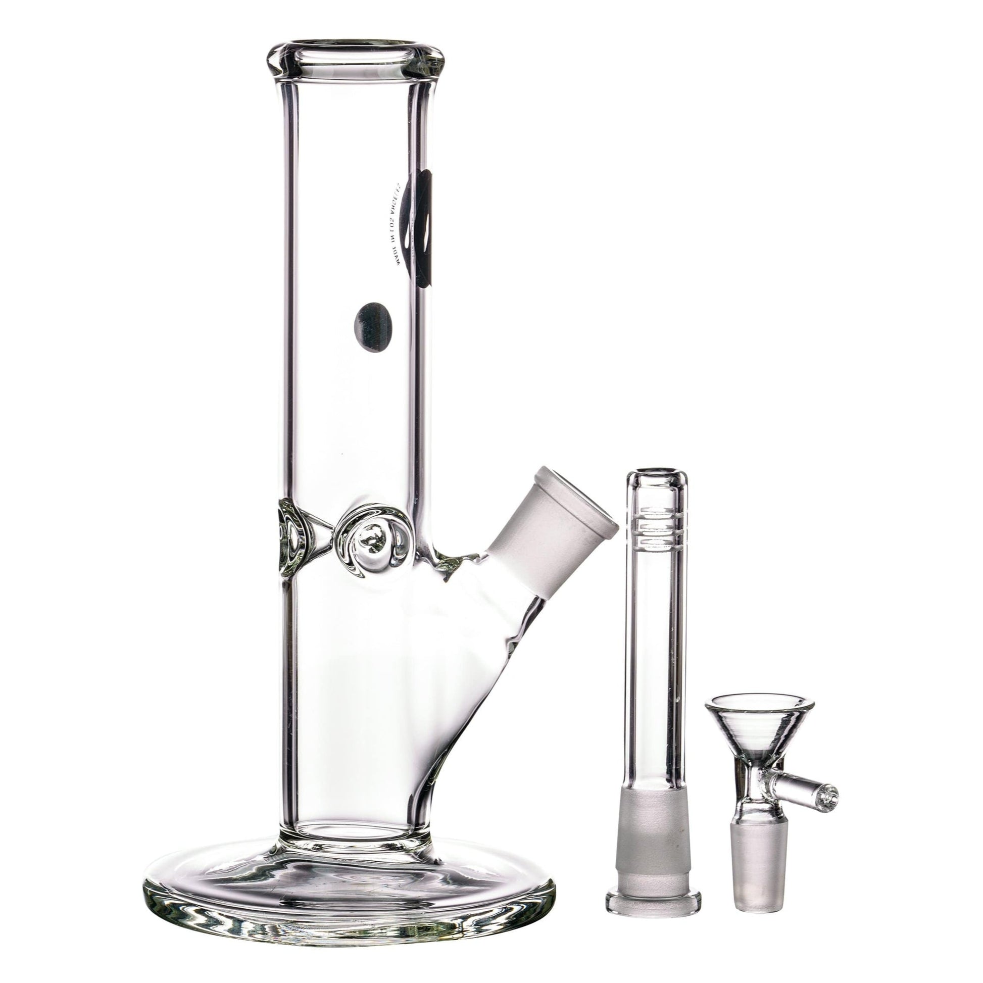 LA Pipes 8” Basic Straight Tube Bong by LA Pipes | Mission Dispensary