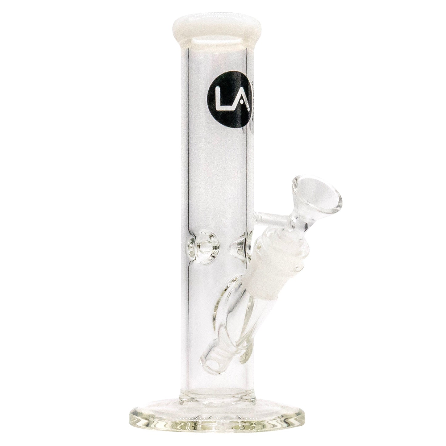 LA Pipes 8” Colored Straight Tube Bong by LA Pipes | Mission Dispensary