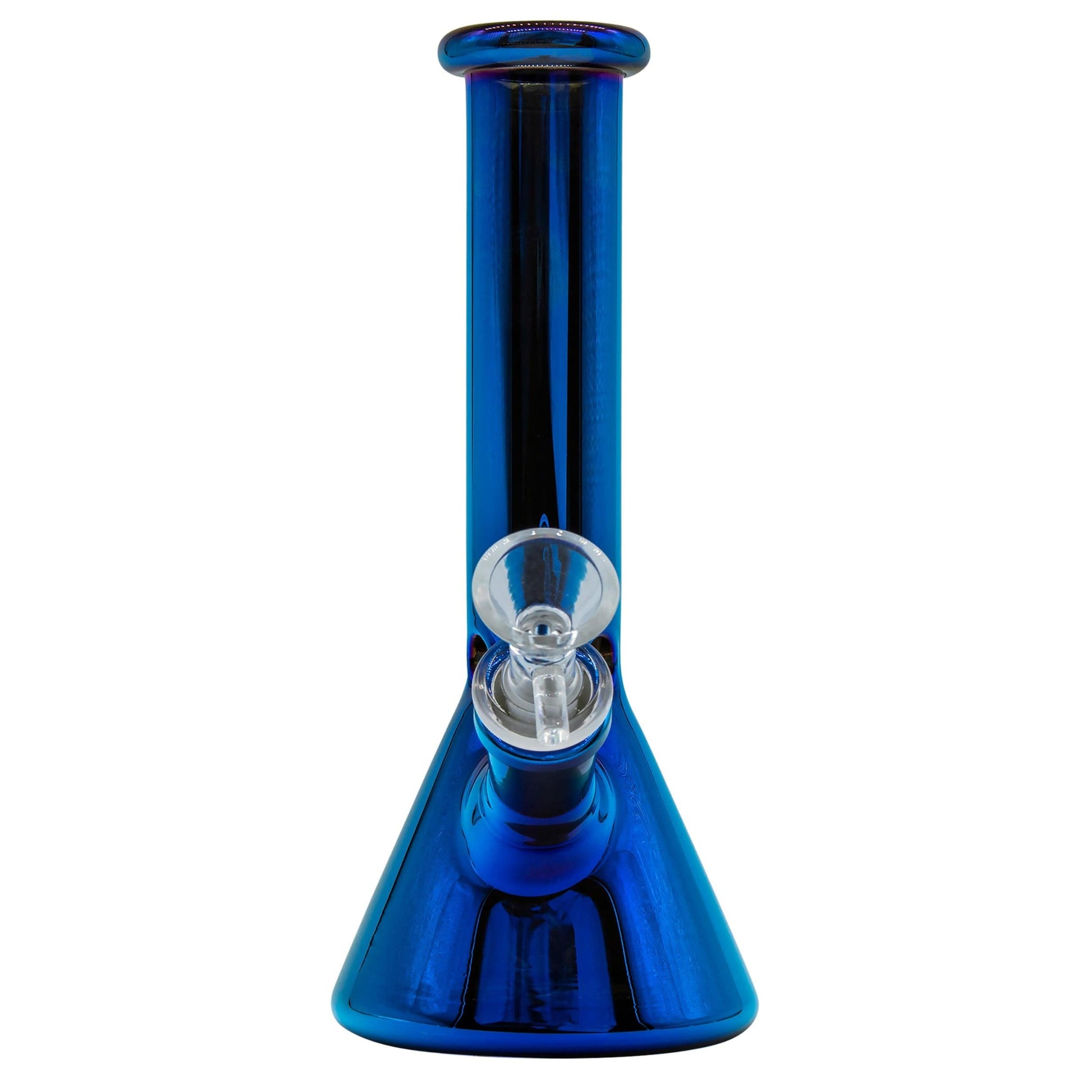 LA Pipes 8” Iridescent Glass Beaker Bong by LA Pipes | Mission Dispensary
