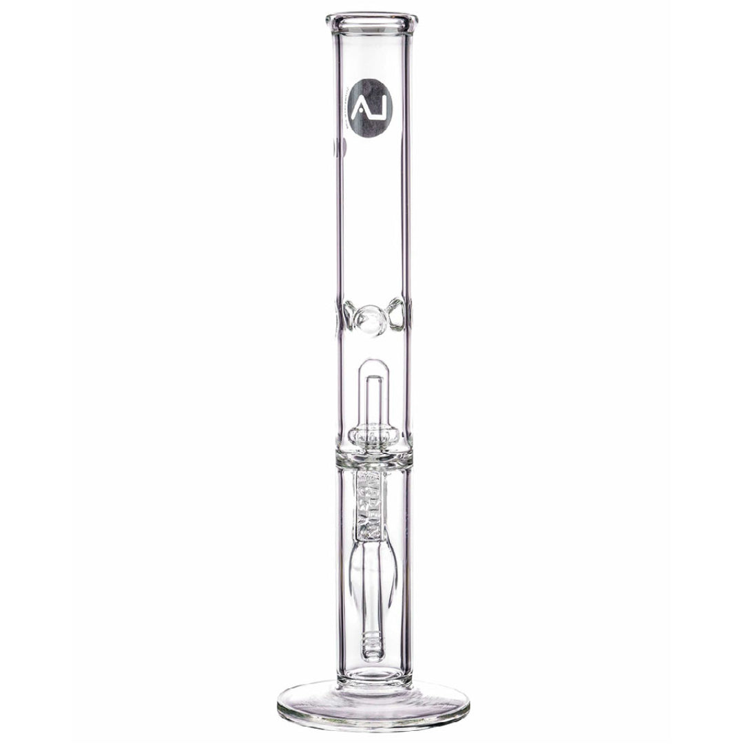 LA Pipes 16” 5mm Thick Showerhead Straight Tube Bong by LA Pipes | Mission Dispensary