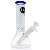 LA Pipes 8” Color Accented Mini Beaker Bong by LA Pipes | Mission Dispensary