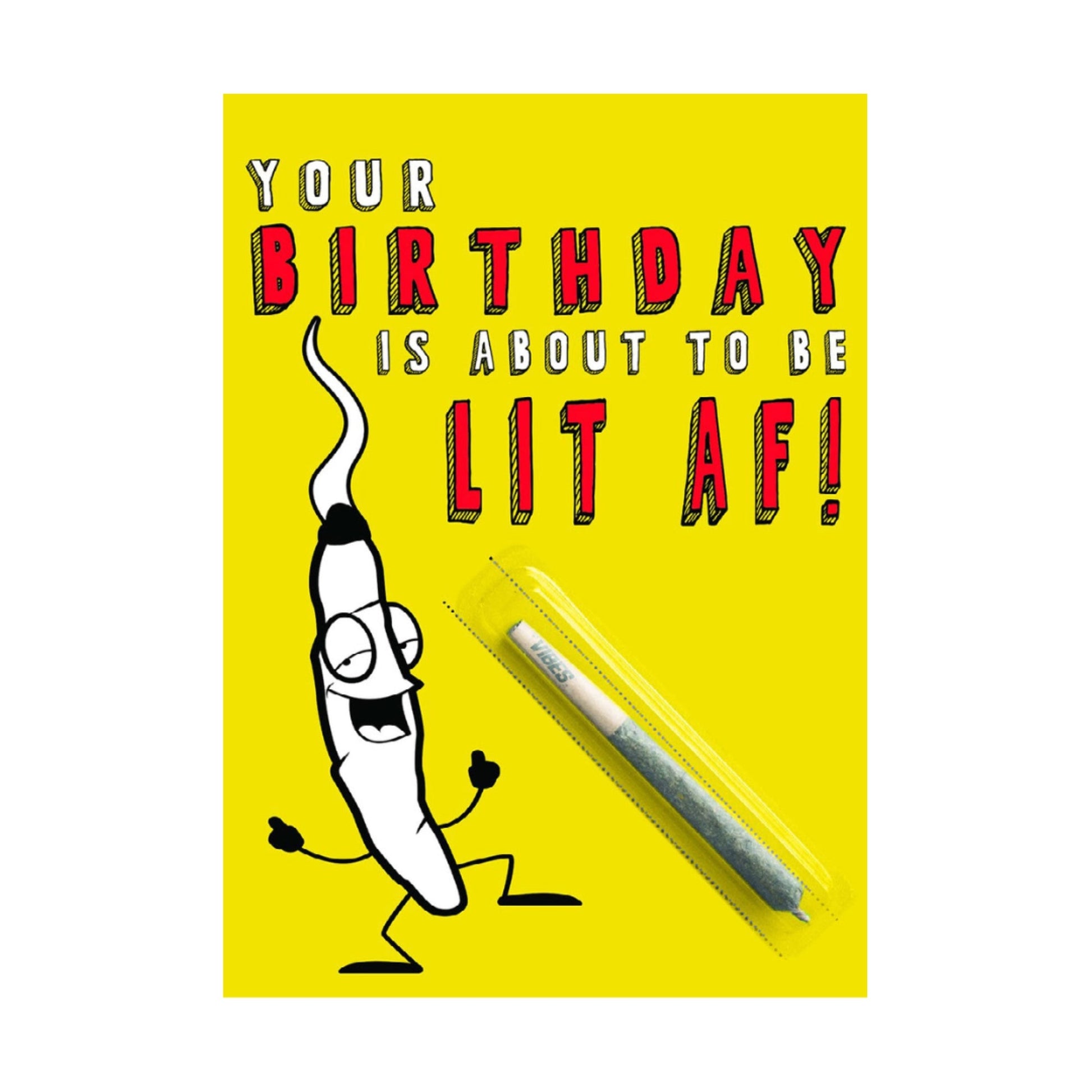 420 Cardz LIT AF Birthday Card by 420 Cardz | Mission Dispensary