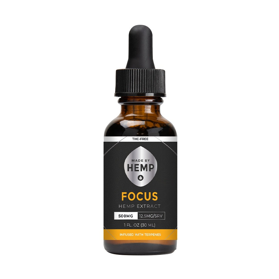 Made by Hemp FOCUS Hemp Extract (1oz, 500-2000mg CBD)💧 by Made by Hemp | Mission Dispensary