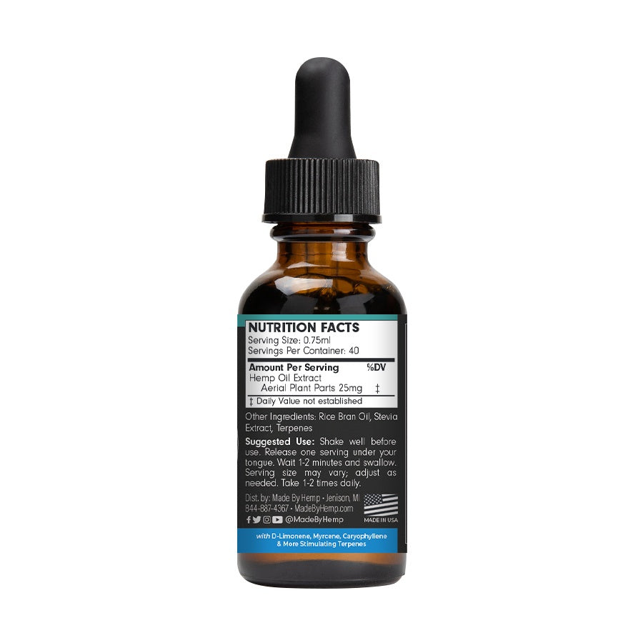 Made by Hemp RELAX Hemp Extract (1oz, 500-2000mg CBD)💧 by Made by Hemp | Mission Dispensary