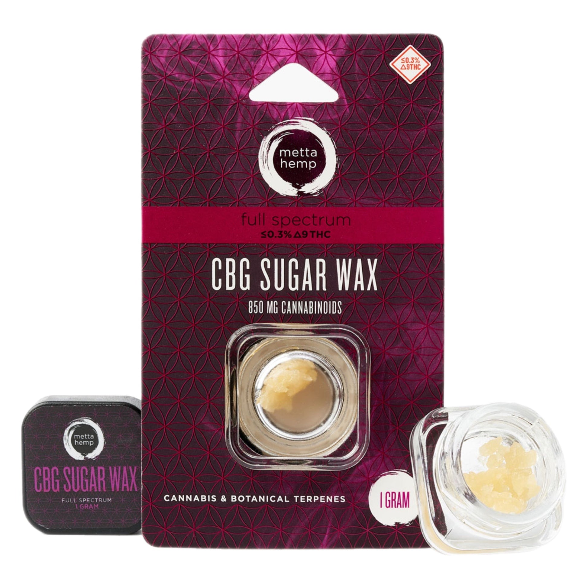 Metta Hemp CBG Sugar Wax Concentrate (1g) by Metta Hemp | Mission Dispensary