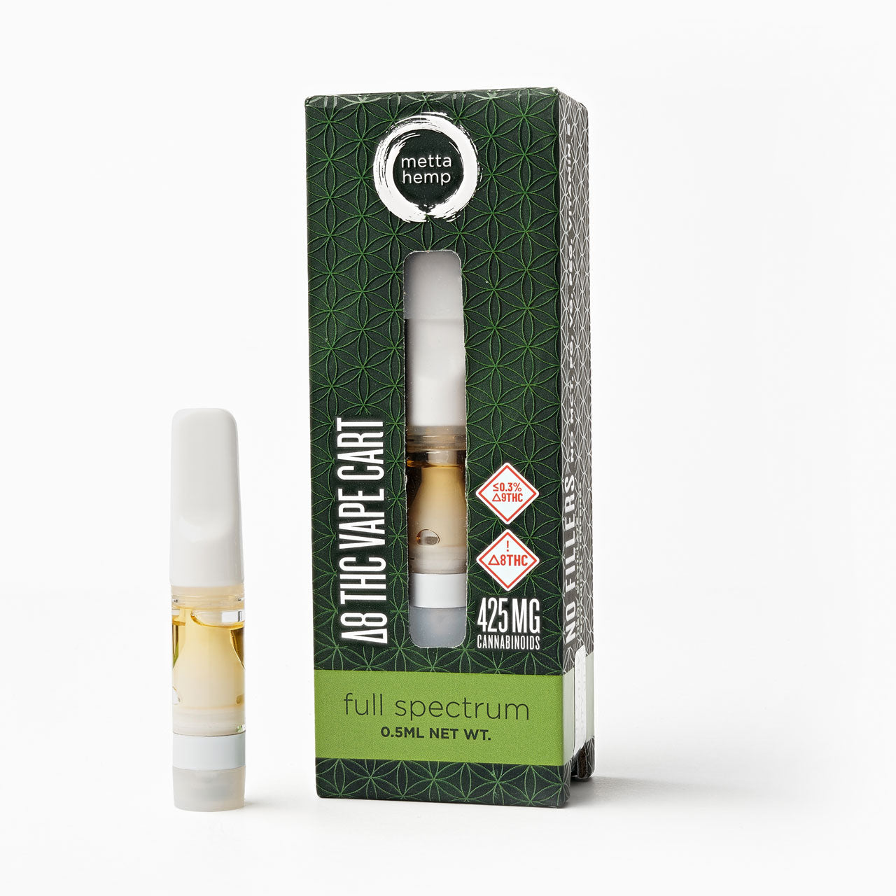 Metta Hemp Pre-Filled Cartridge (.5g) 💨 by Metta Hemp | Mission Dispensary