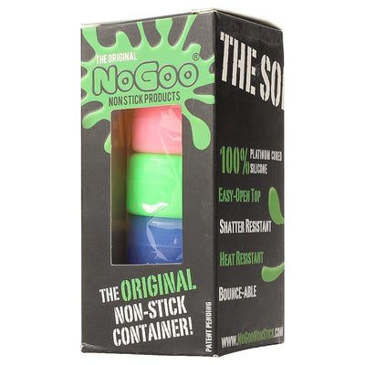 NoGoo Glow in the Dark Non-Stick Silicone Containers (5-Pack) by NoGoo | Mission Dispensary