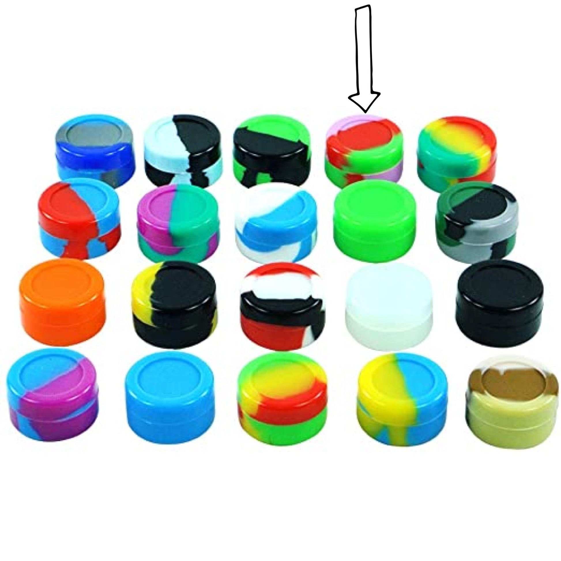 Non-Stick Silicone Wax Storage Containers (2ml) by Mission Dispensary | Mission Dispensary