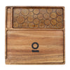Ongrok Acacia Wood Rolling Tray (9.5 x 9.5) by Ongrok | Mission Dispensary