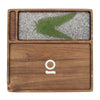 Ongrok Acacia Wood Rolling Tray (9.5 x 9.5) by Ongrok | Mission Dispensary