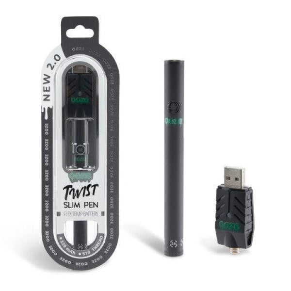 Ooze Slim Twist Vape Pen Battery 2.0 + Smart USB 🔋 by Ooze | Mission Dispensary