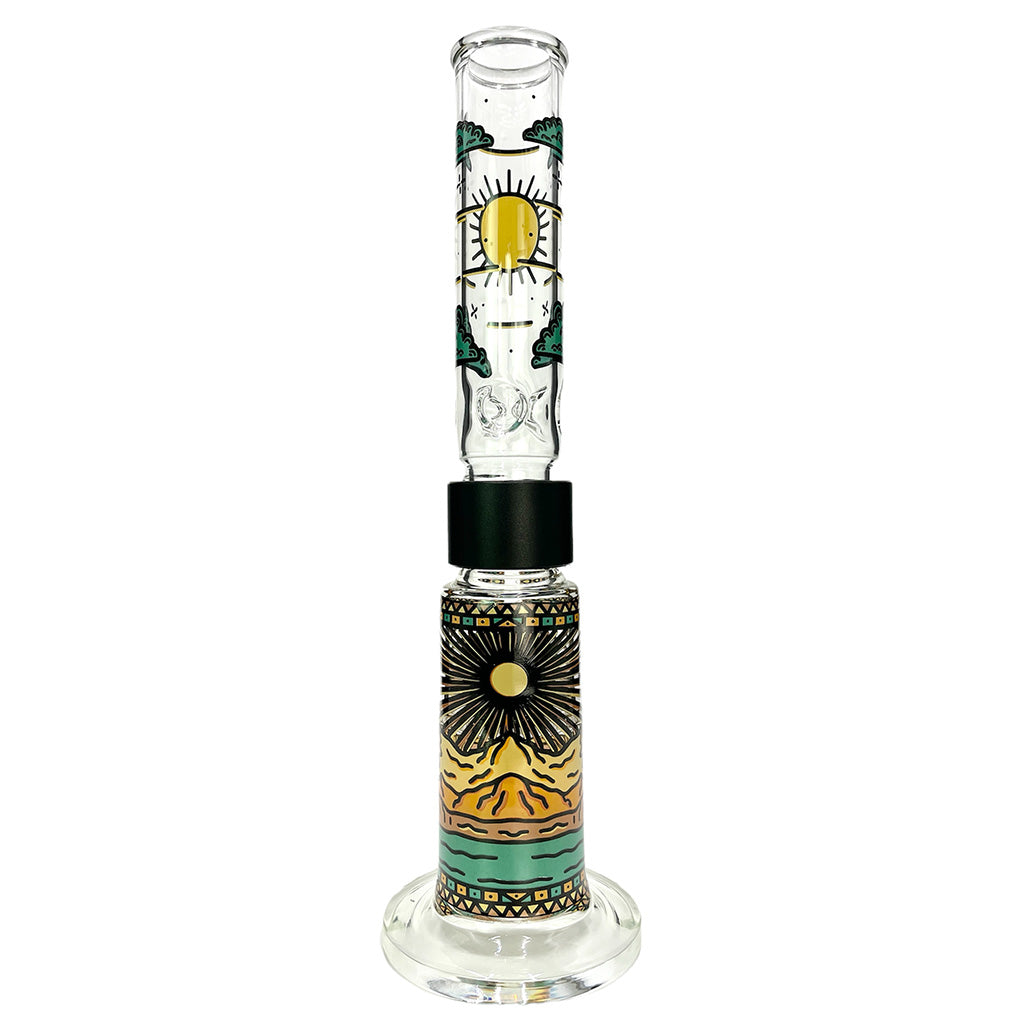 Prism Pipes 15” Desert Dream’n Honeycomb Perc Straight Tube Bong by Prism Pipes | Mission Dispensary