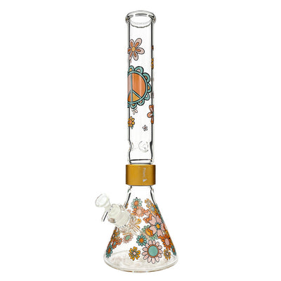 Prism Pipes Flower Power Beaker Bong by Prism Pipes | Mission Dispensary