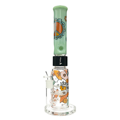 Prism Pipes 15” Flower Power Honeycomb Perc Straight Tube Bong by Prism Pipes | Mission Dispensary