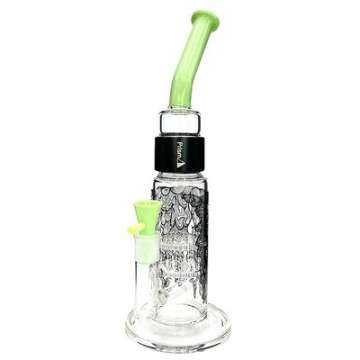 Prism Pipes 12.5” Drippy Honeycomb Perc Bong by Prism Pipes | Mission Dispensary