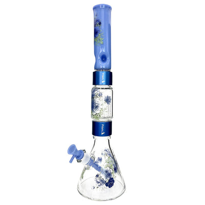 Prism Pipes 20” Moonlight Rose Tree Perc Beaker Bong by Prism Pipes | Mission Dispensary