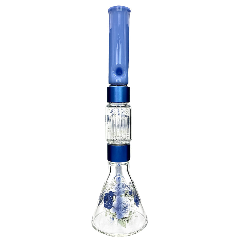 Prism Pipes 20” Moonlight Rose Tree Perc Beaker Bong by Prism Pipes | Mission Dispensary