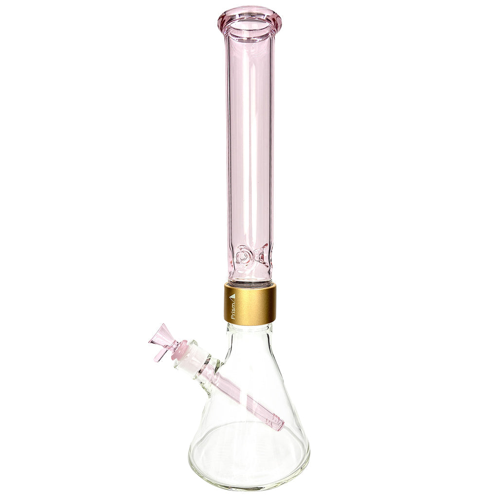 Prism Pipes 18” Pink Lemonade Beaker Bong by Prism Pipes | Mission Dispensary