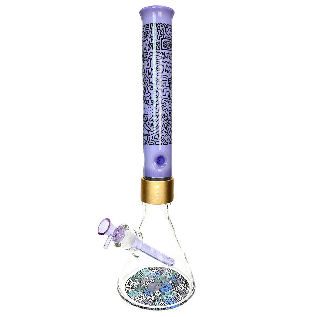 Prism Pipes 18” Pretty Done Beaker Bong by Prism Pipes | Mission Dispensary
