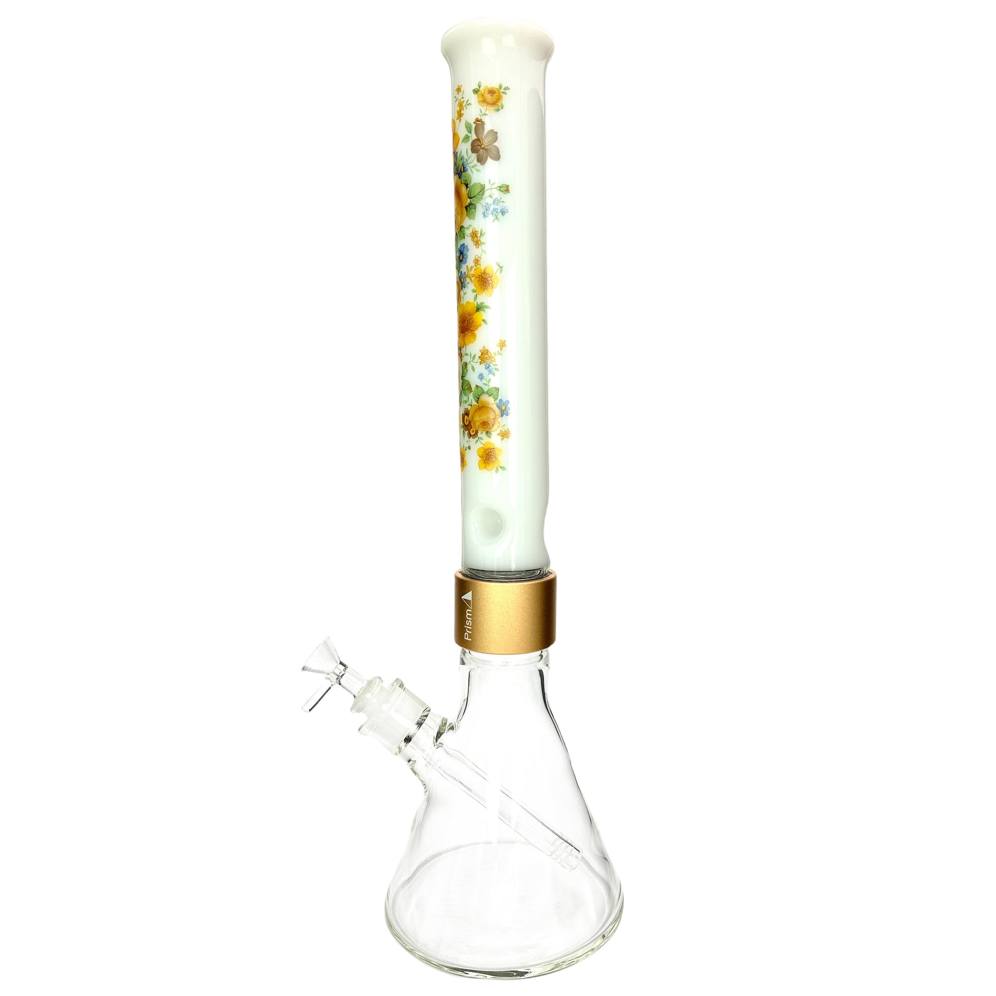 Prism Pipes 18” Vintage Floral Beaker Bong by Prism Pipes | Mission Dispensary