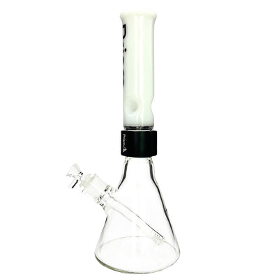 Prism Pipes 14” White Prism Beaker Bong by Prism Pipes | Mission Dispensary