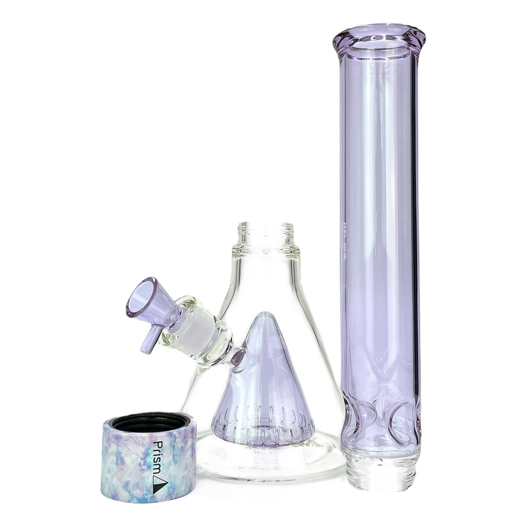 Prism Pipes Pyramid Perc Beaker Bong by Prism Pipes | Mission Dispensary