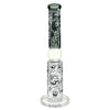 Prism Pipes 15” Skull Honeycomb Perc Straight Tube Bong