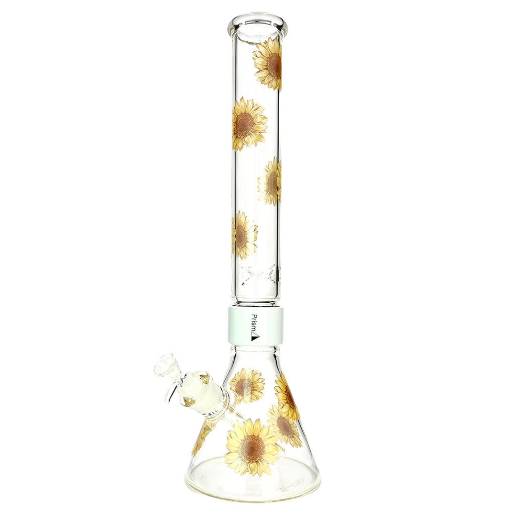 Prism Pipes 18” Sunflower Beaker Bong by Prism Pipes | Mission Dispensary