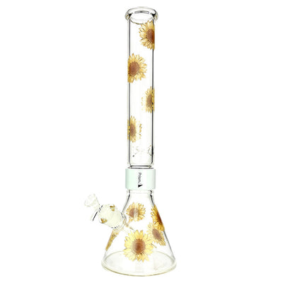 Prism Pipes 18” Sunflower Beaker Bong by Prism Pipes | Mission Dispensary