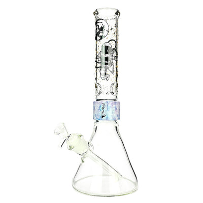 Prism Pipes 14” Tie-Dye Spaced Out Beaker Bong by Prism Pipes | Mission Dispensary