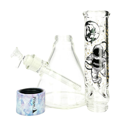 Prism Pipes 14” Tie-Dye Spaced Out Beaker Bong by Prism Pipes | Mission Dispensary