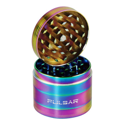 Pulsar 2.5” Anodized Zinc 4-Piece Grinder by Pulsar | Mission Dispensary