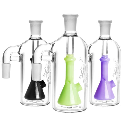 Pulsar Beaker Perc Ash Catcher (18mm Joint, 90° Angle) by Pulsar | Mission Dispensary