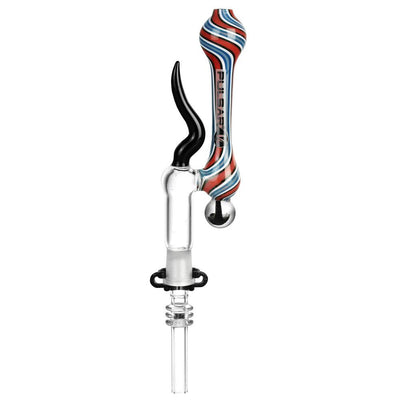 Pulsar Horned Glass Dab Straw by Pulsar | Mission Dispensary